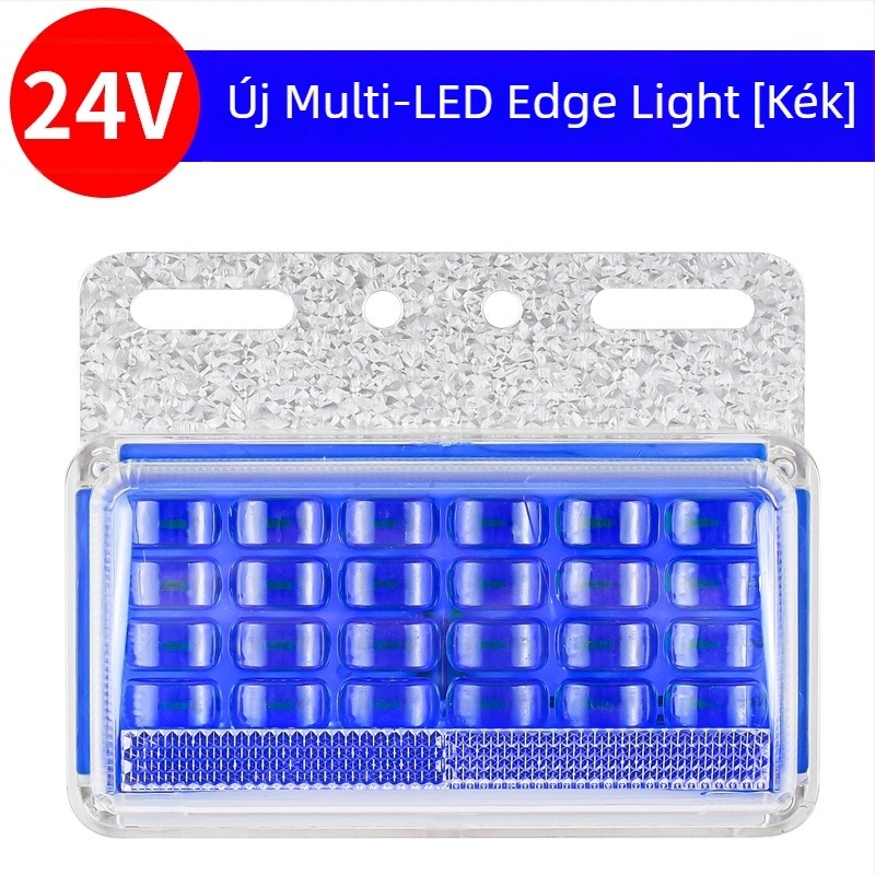 LED Nagy teherautó oldalsó fény, 24V, vízálló, rendkívül fényes, félpótkocsihoz, szélesség/hátrameneti jelző