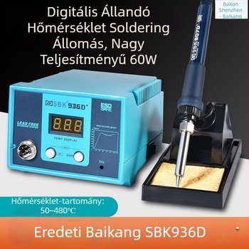 SBK-936D állandó hőmérsékletű forrasztóállomás digitális kijelzővel, 220V, 1,5 kg