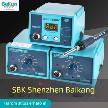 SBK-936D állandó hőmérsékletű forrasztóállomás digitális kijelzővel, 220V, 1,5 kg