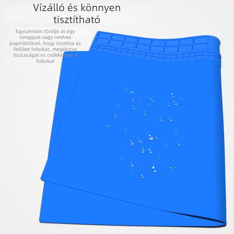 Reparáló asztal szigetelő matrac - szilikon, modell JSD707, 2,5 mm vastagság, puha keménység, javítóasztalhoz, mobiltelefon szétszereléshez és hegesztéshez