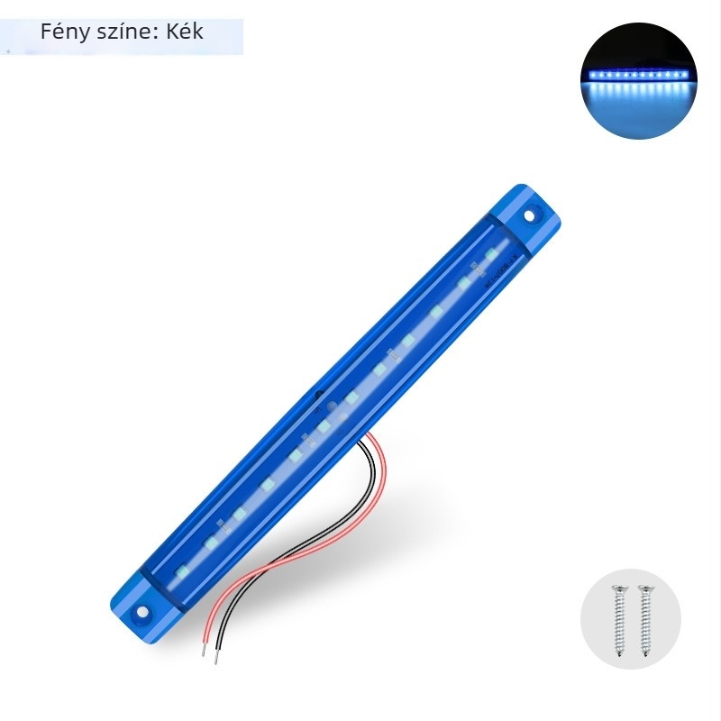 SU ZHAO teherautó LED szalag MB-12B, 12-24V, 12W, Aba műanyag, univerzális