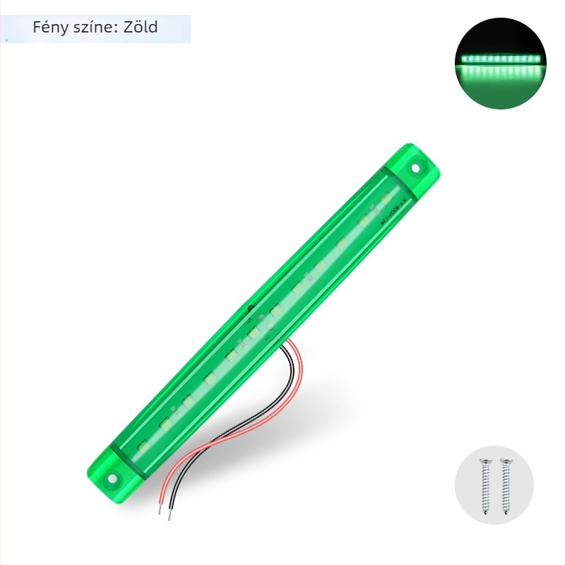 SU ZHAO teherautó LED szalag MB-12B, 12-24V, 12W, Aba műanyag, univerzális