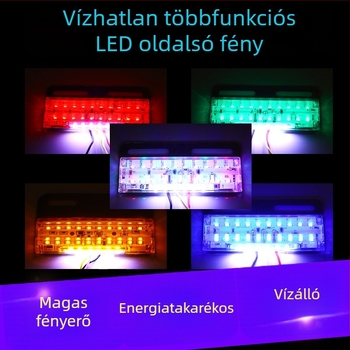 Teherautó oldalsó LED-lámpa – ultra vékony, kompatibilis a furgonokkal