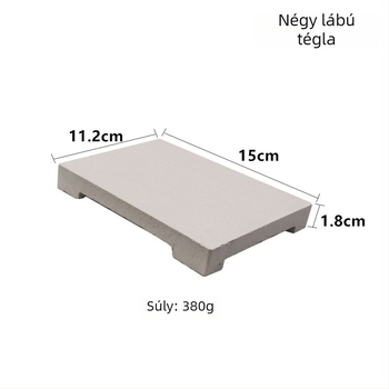 Tűzálló téglák ékszerhegesztéshez kvarc cellás hőszigetelő lemezzel (CNSTZBC; 6 lábú tégla HXF3305-96; 4 lábú tégla HXF3305-65; Eredet CN)