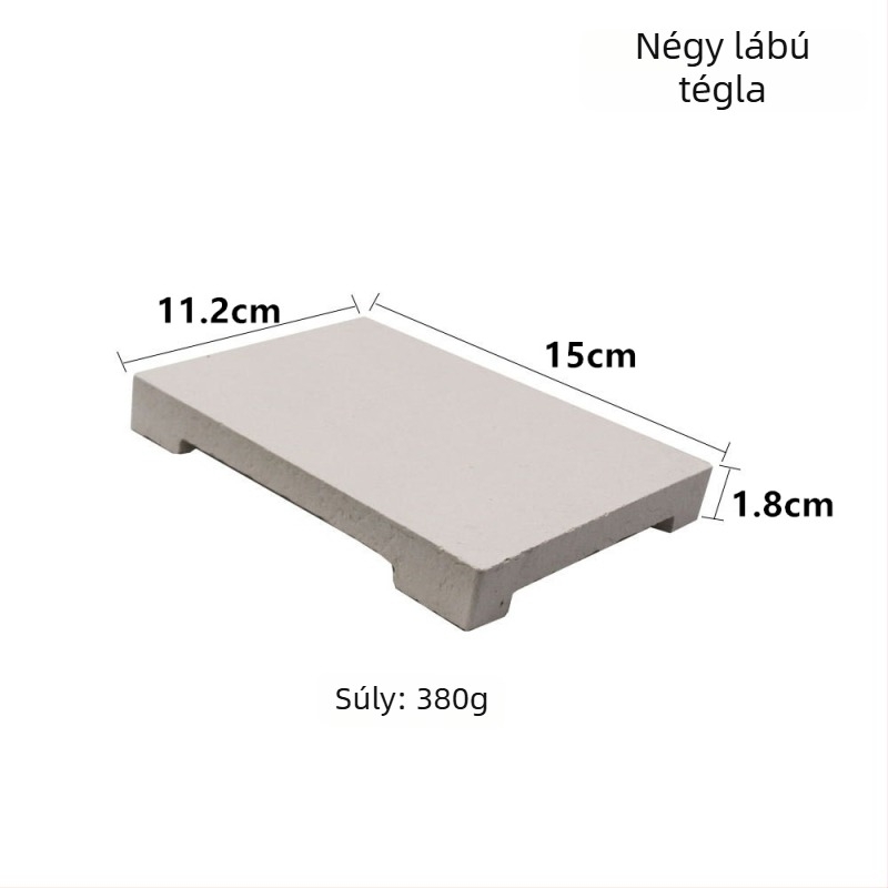 Tűzálló téglák ékszerhegesztéshez kvarc cellás hőszigetelő lemezzel (CNSTZBC; 6 lábú tégla HXF3305-96; 4 lábú tégla HXF3305-65; Eredet CN)