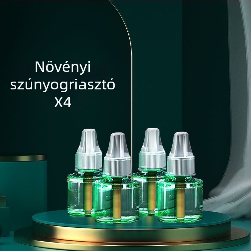 Autós USB-s szúnyogriasztó folyadékkal, 11–20 m²-es területhez, LED UV fény, alumínium háló, ABS burkolat