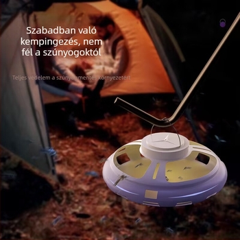 LED rovarirtó lámpa ragasztócsapdával, otthoni használatra, beépített 501–800 mAh akkumulátor, üzemidő 12 óra vagy több, töltési idő 3–5 óra, hatókör 10 m²-ig