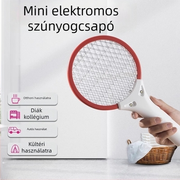 2025-ös modell elektromos szúnyogcsapó, újratölthető, otthoni használatra, kompakt és hordozható, autóba szerelhető