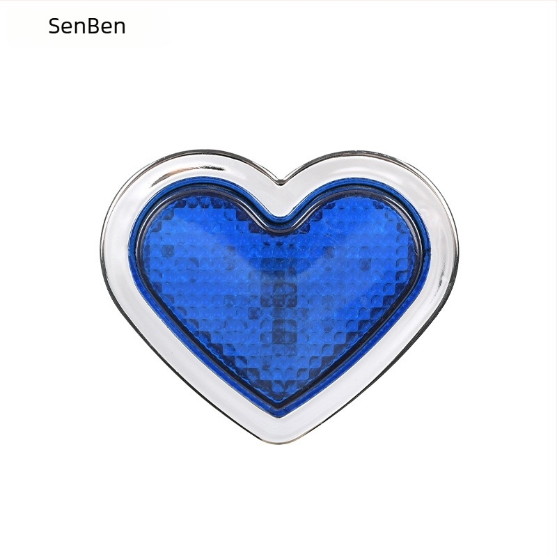 Szív alakú 24 LED-es oldalsó jelzőfény teherautókhoz, 12/24V, IP60, 0.5W, 3000 lm