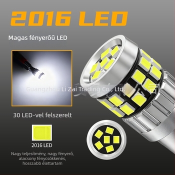 T10-2016-30 Univerzális teherautó fény – szélességjelző, 12-60V, 3.4W, 30SMD, 50000h