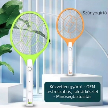 Háztartási elektromos szúnyogcsapó, kézi elektromos sokk, lefedettség 10 m²-ig