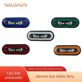 Teherautó grille LED fénycsík, 12-24V, ABS, modell 910, általános kompatibilitás