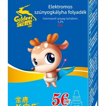 Áramellátásos szúnyogriasztó készlet illatmentes folyadékkal, dugós csatlakozással, 3 üveg + 1 tartály, modell C134, regisztrációs szám WP20210386