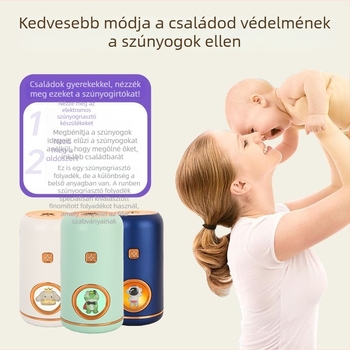 Elektronikus szúnyogölő, hordozható kempingezéshez és otthoni használathoz, újratölthető, alkalmas anyáknak és gyerekeknek