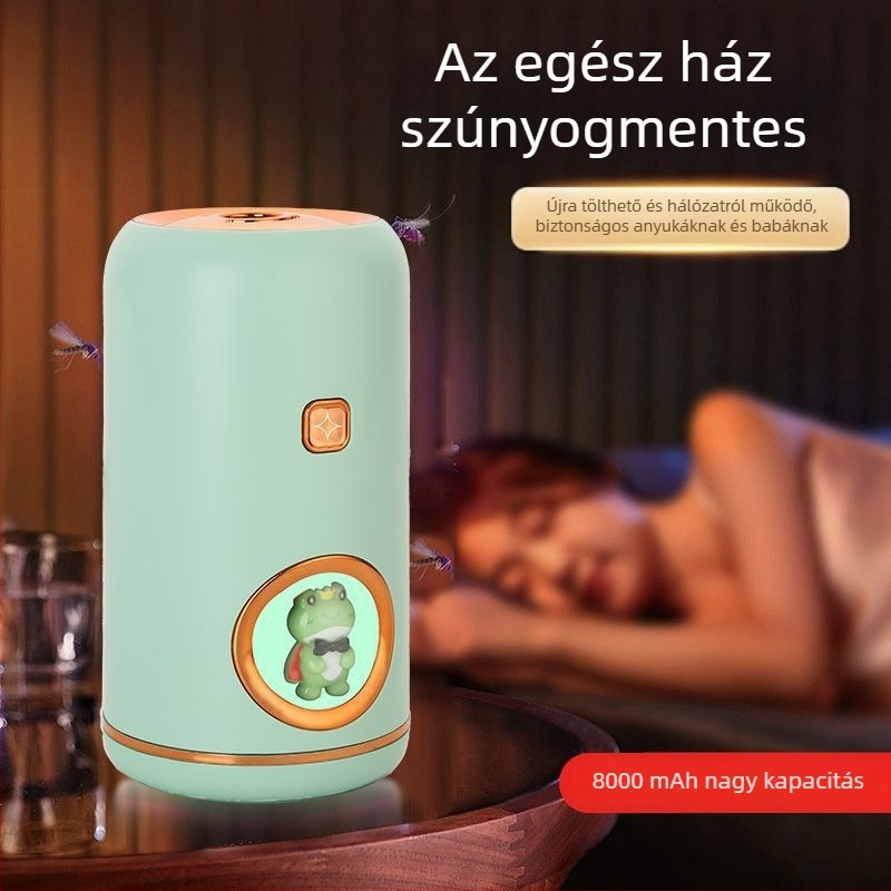 Elektronikus szúnyogölő, hordozható kempingezéshez és otthoni használathoz, újratölthető, alkalmas anyáknak és gyerekeknek