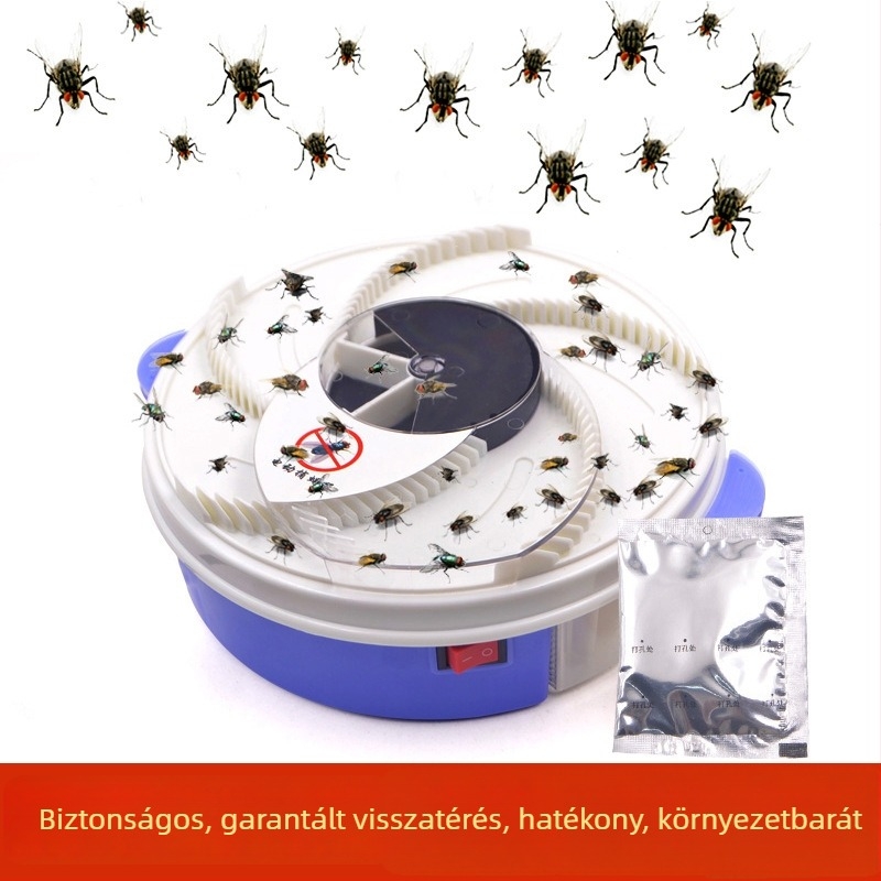 Elektromos szúnyogfogó ragadós lámpa – LED fény, nem forgó, kézi elektromos sokk a szúnyogok ellen, háztartási használatra, beépített akkumulátor nélkül