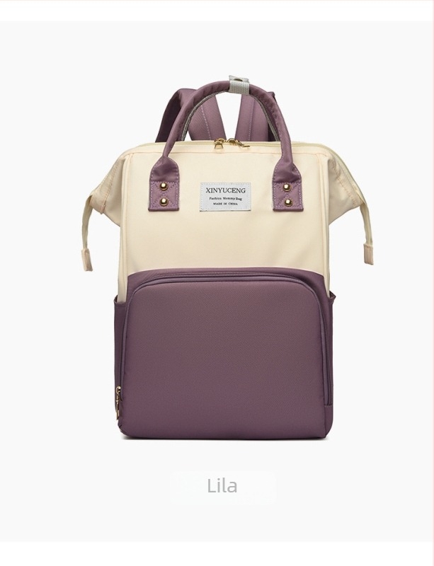 Anya-baba táska, nylon anyagból, vízálló, bővíthető, légpárnás vállpánt