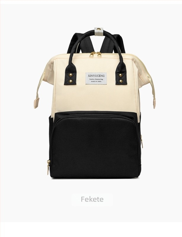 Anya-baba táska, nylon anyagból, vízálló, bővíthető, légpárnás vállpánt