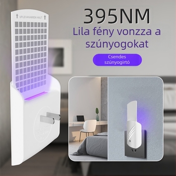 LED-s szúnyogirtó lámpa, 11-20 m² hatókör, ragadós csapda, ABS burkolat, minimalist design