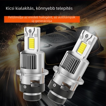 Autó LED fényszóró beépített ventilátorral, első lökhárítóba történő beépítéshez, 28W, 9-16V, modell L6-H4, nappali menetfény (28W; 9-16V; L6-H4; első lökhárítóba történő beépítés; beépített).