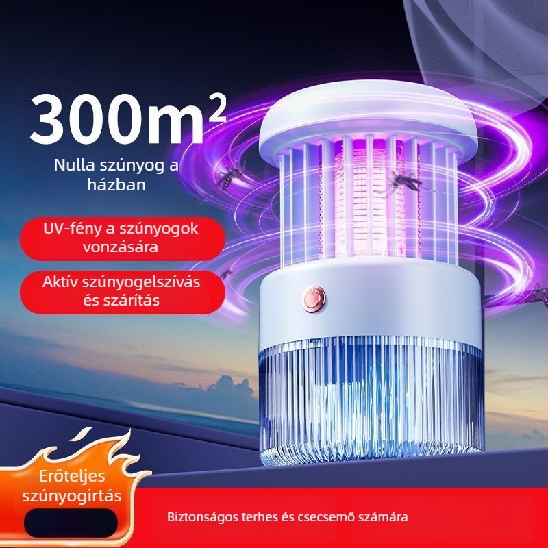 Elektromos szúnyogirtó lámpa, 10 m²-es lefedettség, kézi működés, nem mérgező, beépített akkumulátor nélkül