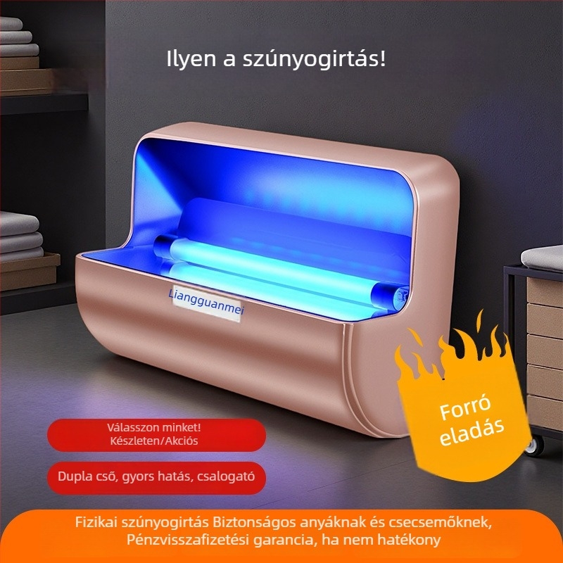 Ragasztós szúnyogirtó lámpa, falra szerelhető, gyárak, üzletek, éttermek, szállodák, hálószobák és iskolák számára