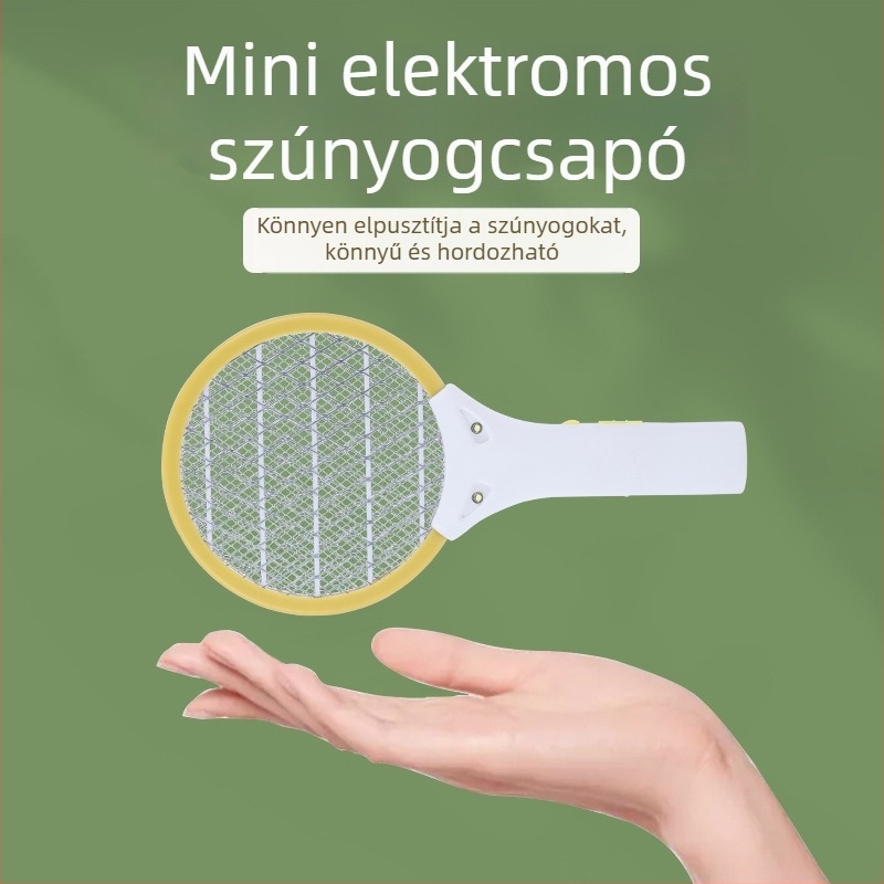 Mini elektromos szúnyogirtó pálka – hordozható, USB-ről tölthető, kültéren, kollégiumi szobában és autóban használható