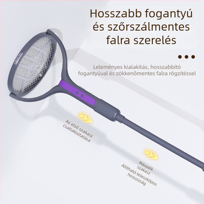 Újratölthető, kihúzható, összecsukható elektromos szúnyogriasztó vízálló dizájnnal (UV-lámpa; alumínium háló; lefedettség 11-20 m²; töltés 3-5 óra; üzemidő 6-8 óra)