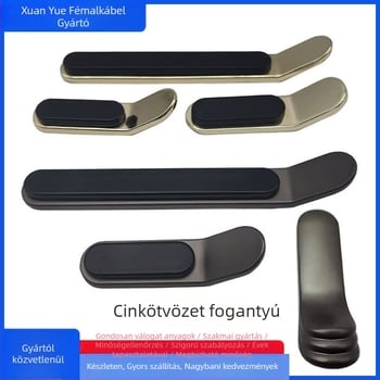 Hüvelykujjas fogantyú szekrényekhez и és fiókokhoz, cinkötvözet, elektroplakálás, skandináv modern minimalist stílus
