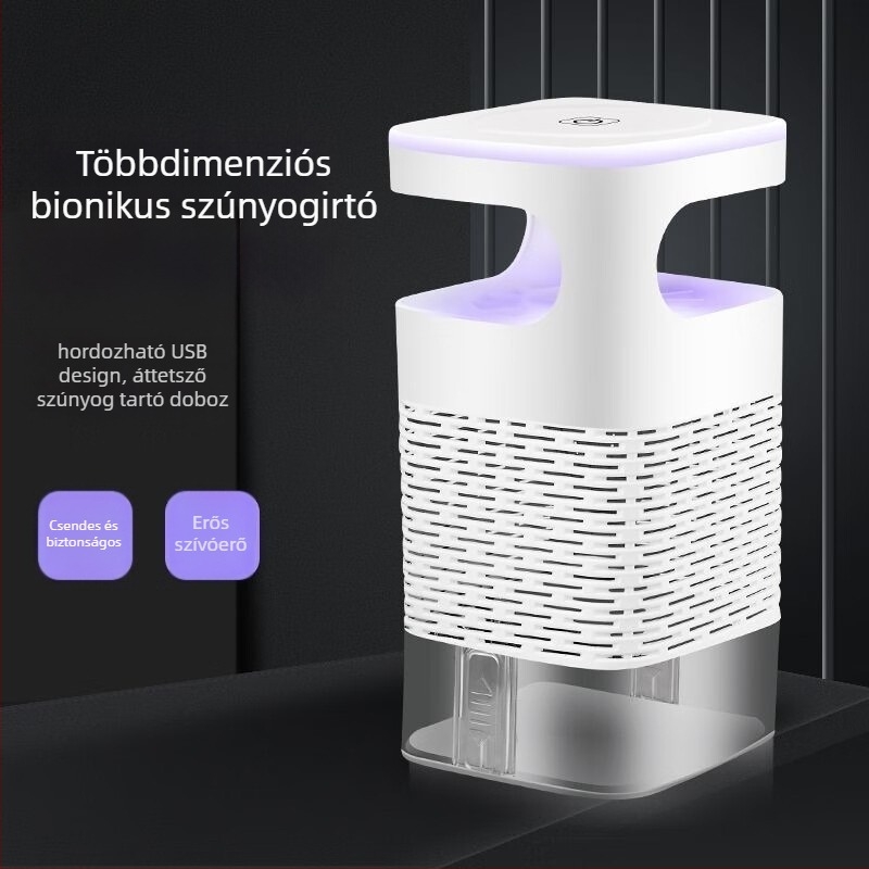Inhalációs szúnyogölő lámpa – csendes működés beltéri használatra, modell Little e bionic lamp, névleges feszültség 50V