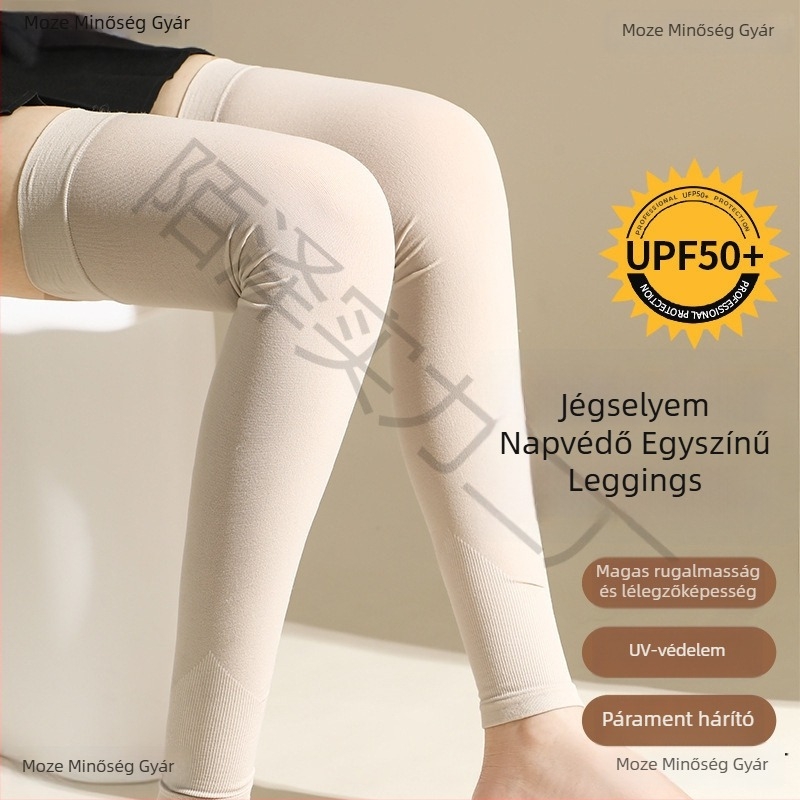 Napsütés elleni lábvédő közép hosszúságú, férfiak és nők számára, Lycra pamut Spandex anyag, kód D5scqtcr