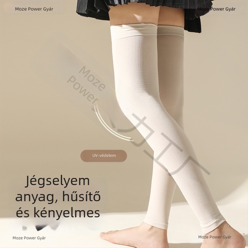 Napsütés elleni lábvédő közép hosszúságú, férfiak és nők számára, Lycra pamut Spandex anyag, kód D5scqtcr