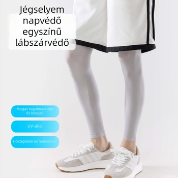 Lábszárvédő UV védelemmel, uniszex, hosszú fazon, Ice Silk anyag, nylon