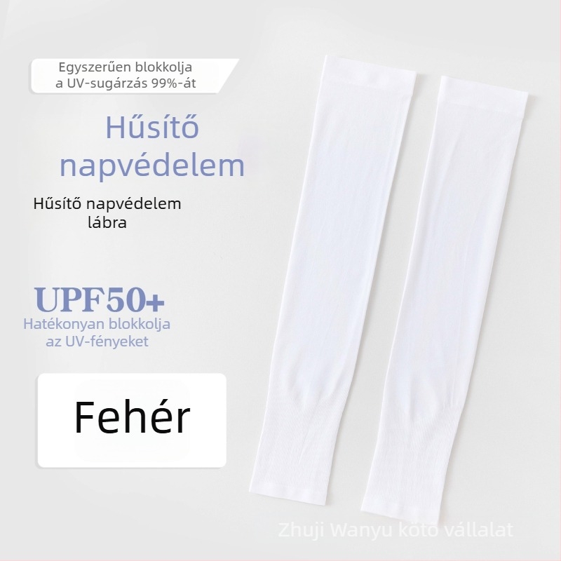 Lábszárvédő UV védelemmel, uniszex, hosszú fazon, Ice Silk anyag, nylon