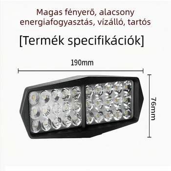 Chengming LED fényszóró elektromos járművekhez, IP67 vízálló, 12–80V, 20 000 óra LED-élettartam, három- és négykerekű járművekhez