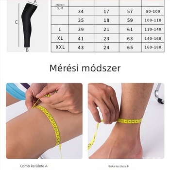 Uniszex napvédő lábszárvédő Ice Silk anyagból, térdvédő kerékpározáshoz, futáshoz és kültéri sportokhoz, hűsítő lábfedés