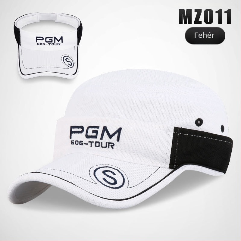 Golf sapka - pamut, uniszex, betűs mintázat, nyomtatott logóval, golfhoz alkalmas