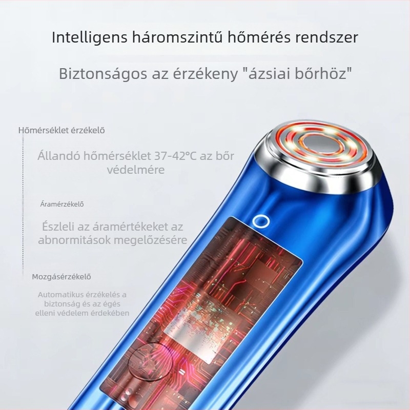 RF szépségkészülék otthoni arcfelvarráshoz, EMS-sel és vörös fény fototerápiával, modell SK-698, súly 870 g, szemhez, nyakhoz és arcra, lifting és feszesítés, egynetes bőrtónus