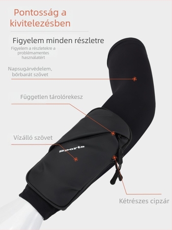 Karra helyezhető telefonos táska futáshoz és kerékpározáshoz, lélegző ultrakönnyű, uniszex kiegészítő, telefonnal zsebbel, Oxford szövet