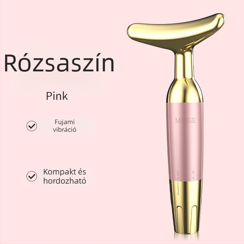 Nyaki eszköz arckezeléshez vibrációs masszázzsal; modell: MGE-018; tömeg: 70 g