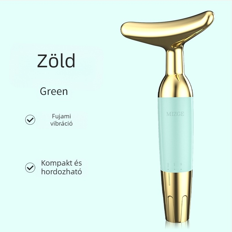 Nyaki eszköz arckezeléshez vibrációs masszázzsal; modell: MGE-018; tömeg: 70 g