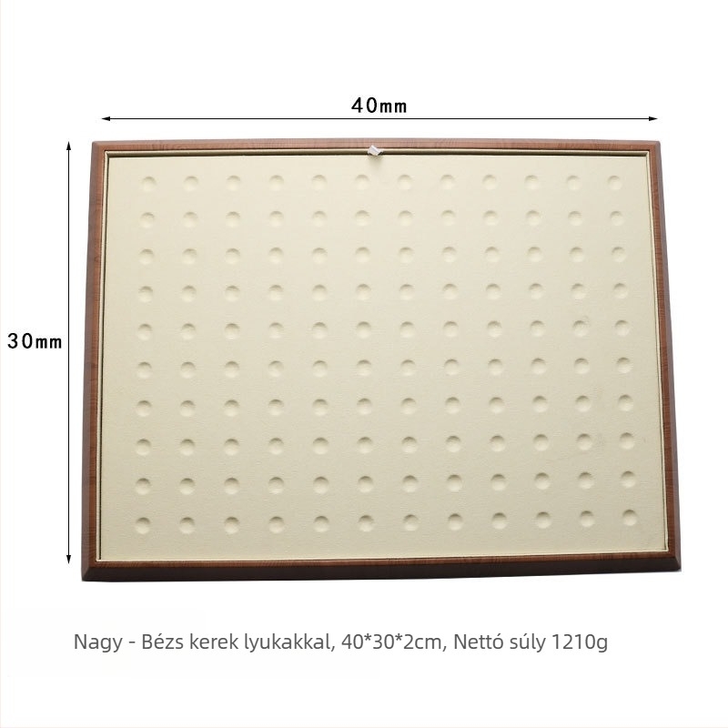 Ékszerállvány művészi stílussal, csempe alakú, anyag: szuper rost, 2024 tavaszi kiadás