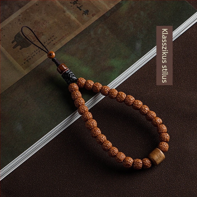 Mobiltelefon-lanyard – magas rugalmú pamut, uniszex, fém csat, Yuedi márka