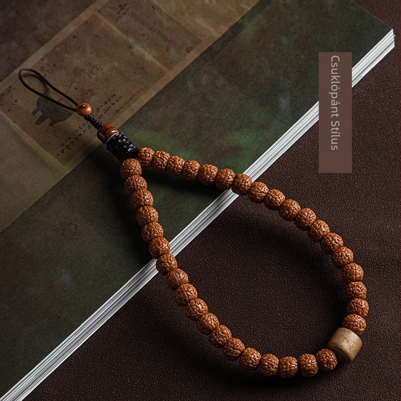 Mobiltelefon-lanyard – magas rugalmú pamut, uniszex, fém csat, Yuedi márka