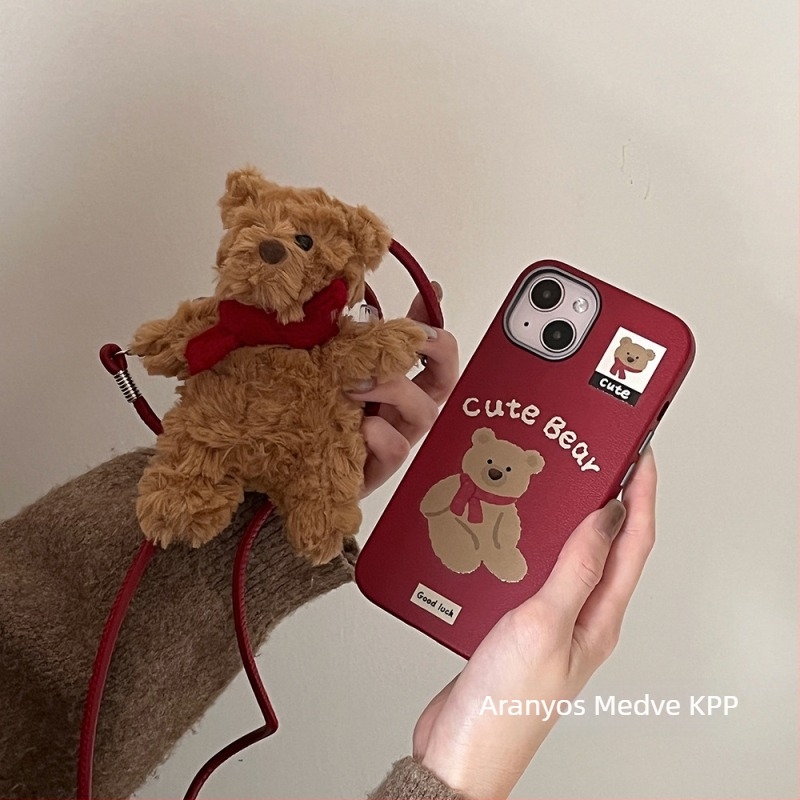 Mobiltelefon zsinóros nyakpánt, levehető állítható pánttal, kézzel készített, műanyag csat, Warm and soft márka