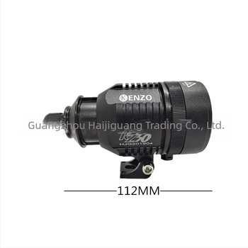 Motorkerékpár LED fényszóró teleszkóposan állítható csővel és külső lézerágyúval, IP68, 20–45W, 12–80V, univerzális kompatibilitás, élettartam 30 000 óra