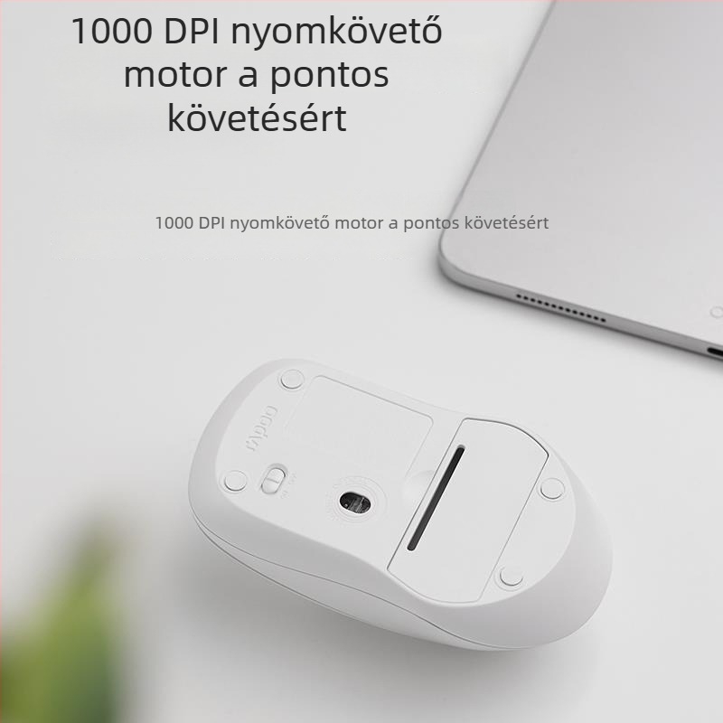 Rapoo 1680 Vezeték nélküli USB egér – 3 gombos, 2.4GHz, 1000dpi, ergonómikus