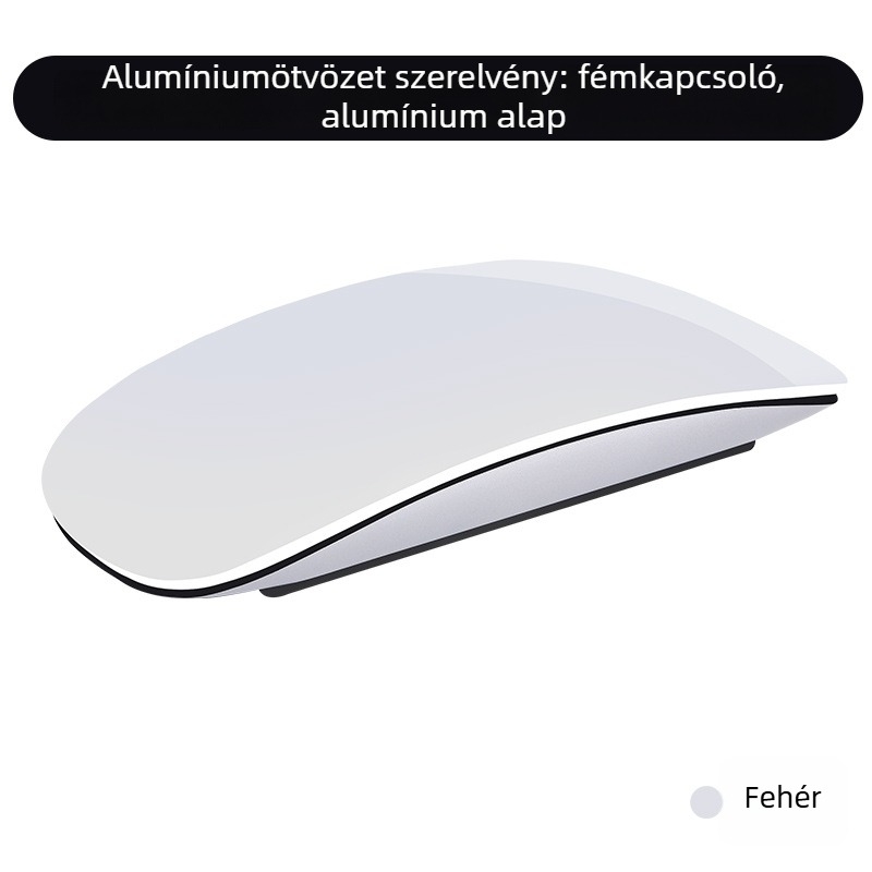Mac laptophoz Bluetooth egér – 1600 DPI, 2 gomb, Type-C töltés, érintés görgő, vezeték nélküli kapcsolat