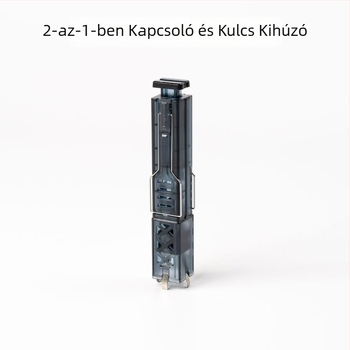 Kettő az egyben tengely- és billentyűkihúzó mechanikus billentyűzet tisztításához, ABS + 304 rozsdamentes acél