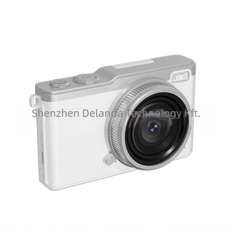 DELANDA D72 tükör nélküli kamera — 64 MP érzékelő, 2,4 hüvelykes LCD-kijelző, elektronikus képstabilizáció, fix objektív, teljes manuális működés